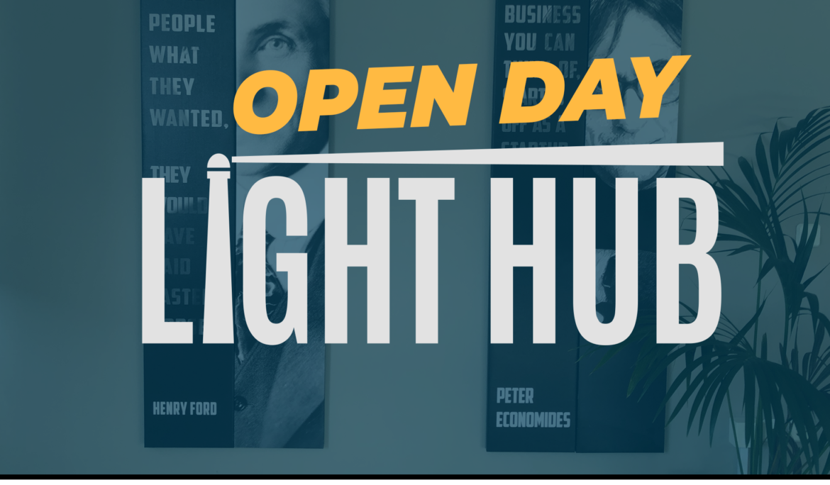 Open Day for “Light Hub” on Monday 11 October